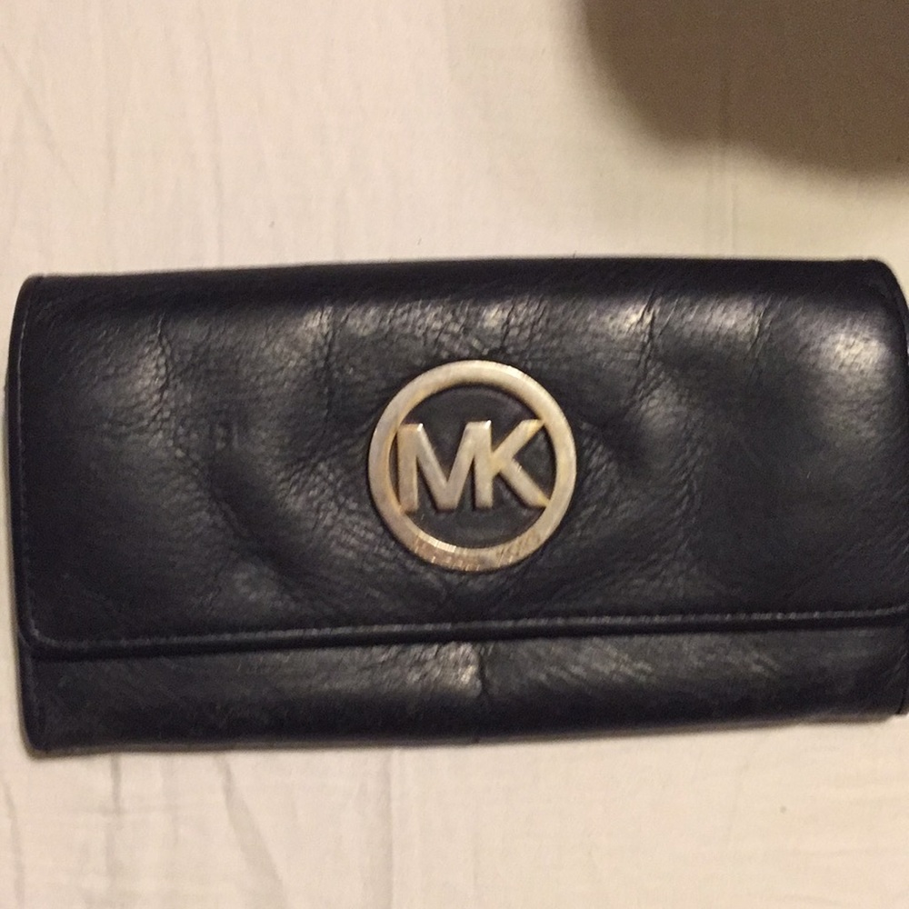 Gently used leather wallet